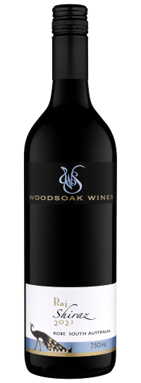 Bottle of Woodsoak Wines Raj Shiraz 2023