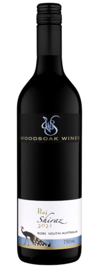 Bottle of Woodsoak Wines Raj Shiraz 2022