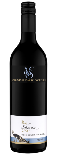 Bottle of Woodsoak Wines Raj Shiraz 2023