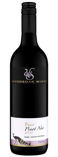 Bottle of Woodsoak Wines Pyaar Pinot Noir 2025 vintage